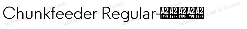 Chunkfeeder Regular字体转换